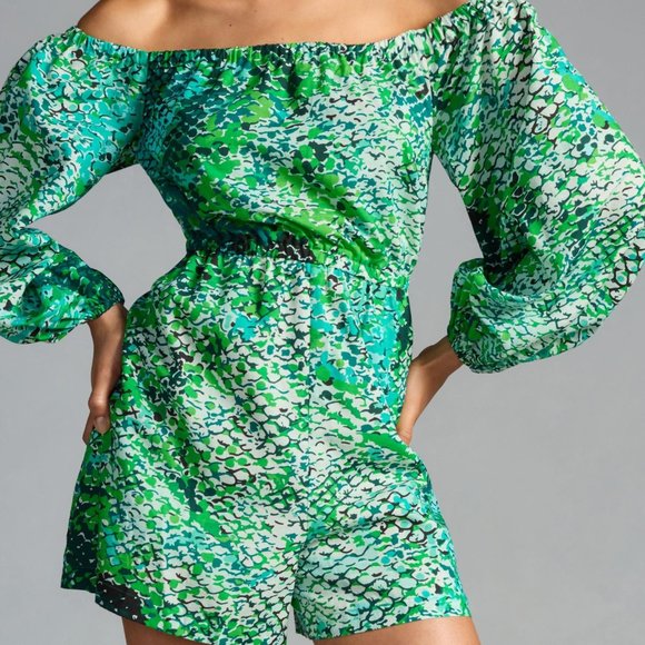 Brand New Plenty by Tracy Reese Peasant Romper - Picture 4 of 11